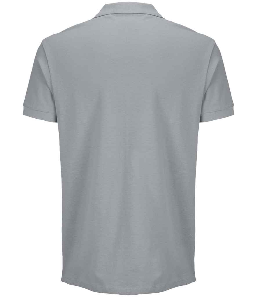 SOL'S Unisex Pacific Twin Piqué Polo Shirt | Pure Grey