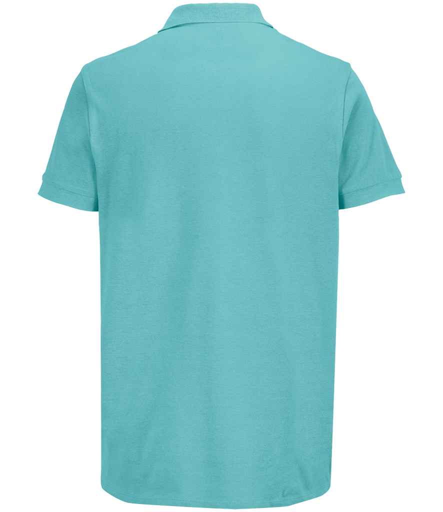 SOL'S Unisex Pacific Twin Piqué Polo Shirt | Pool Blue
