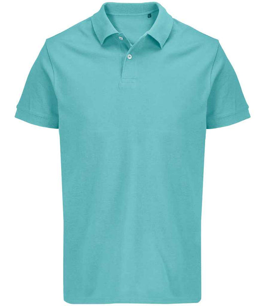 SOL'S Unisex Pacific Twin Piqué Polo Shirt | Pool Blue