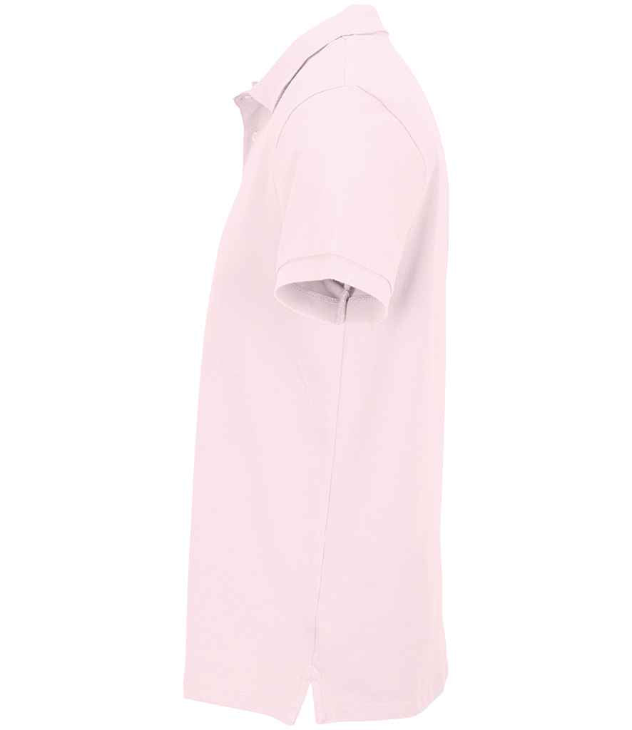 SOL'S Unisex Pacific Twin Piqué Polo Shirt | Pale Pink