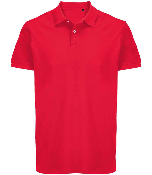 SOL'S Unisex Pacific Twin Piqué Polo Shirt | Red