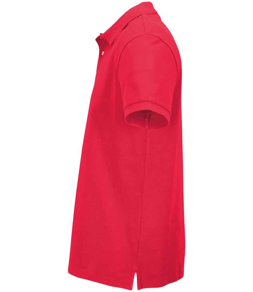 SOL'S Unisex Pacific Twin Piqué Polo Shirt | Red