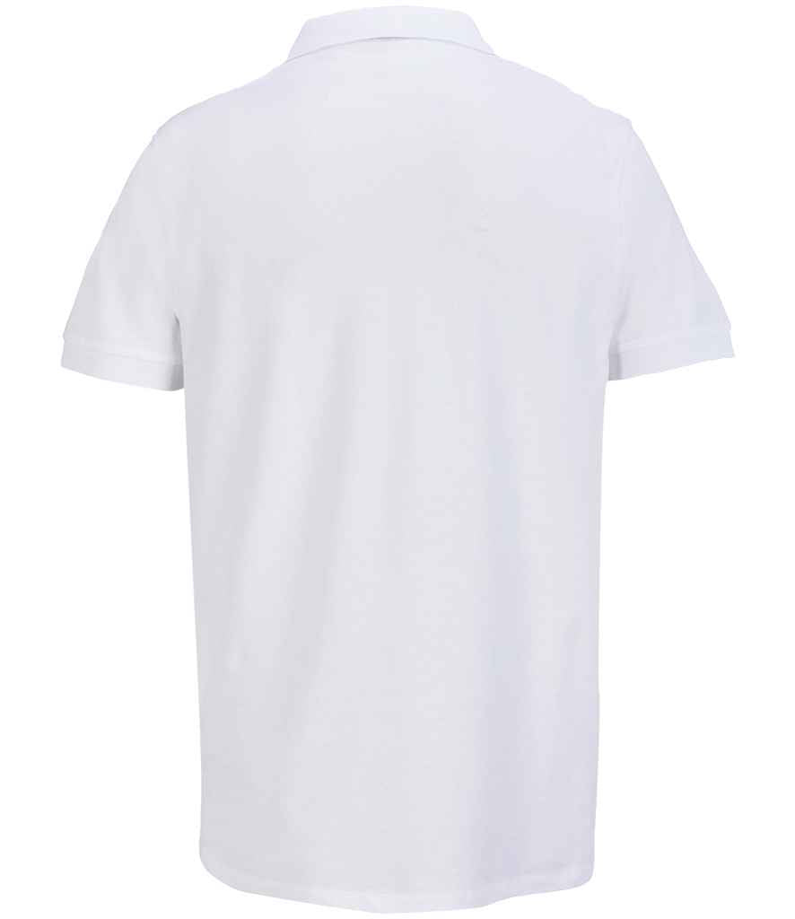 SOL'S Unisex Pacific Twin Piqué Polo Shirt | White