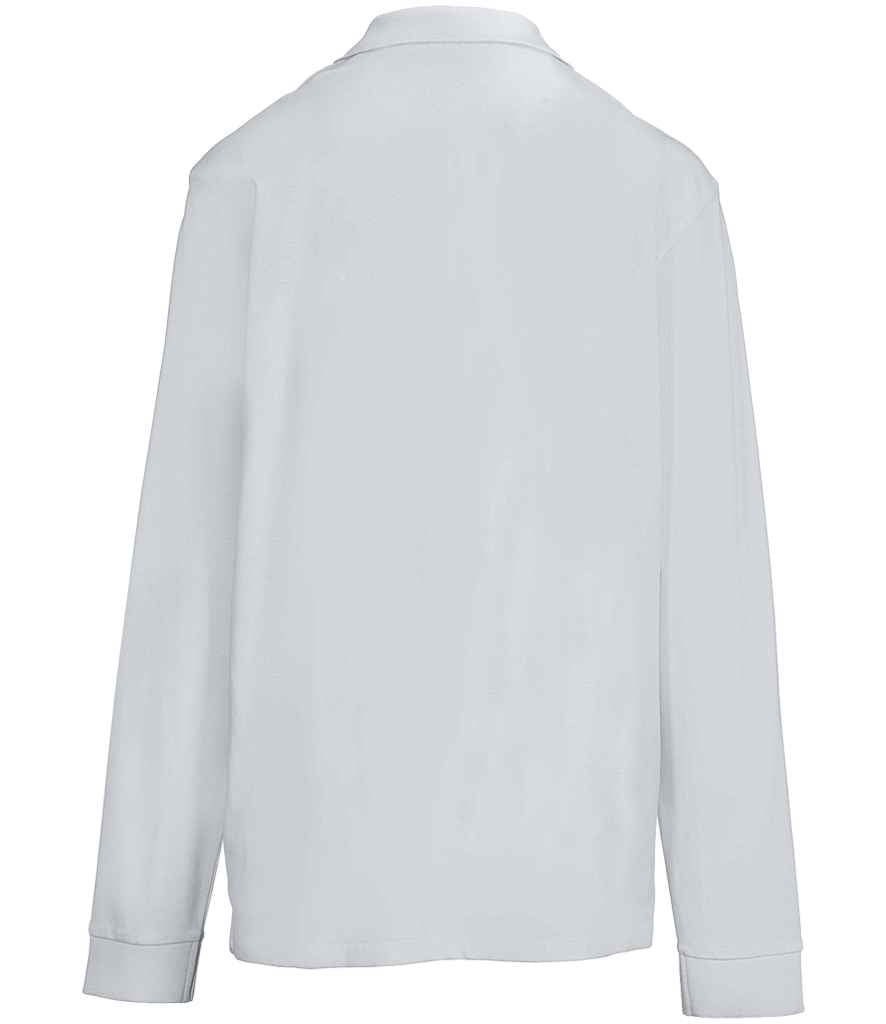 SOL'S Unisex Pacific Long Sleeve Piqué Polo Shirt | Pure Grey