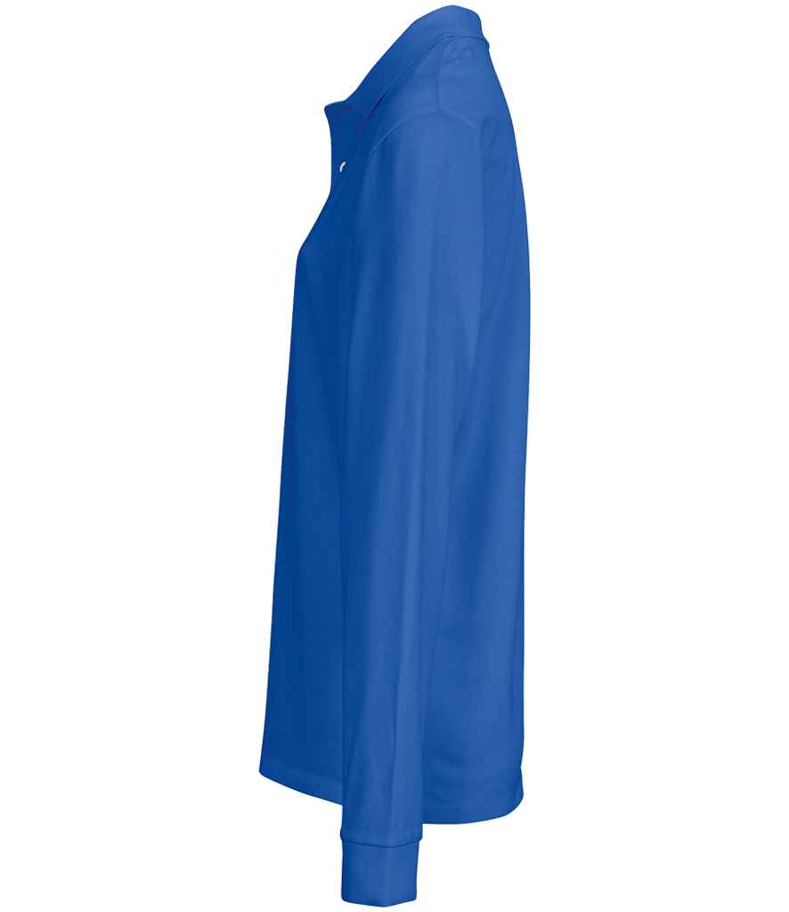 SOL'S Unisex Pacific Long Sleeve Piqué Polo Shirt | Royal Blue