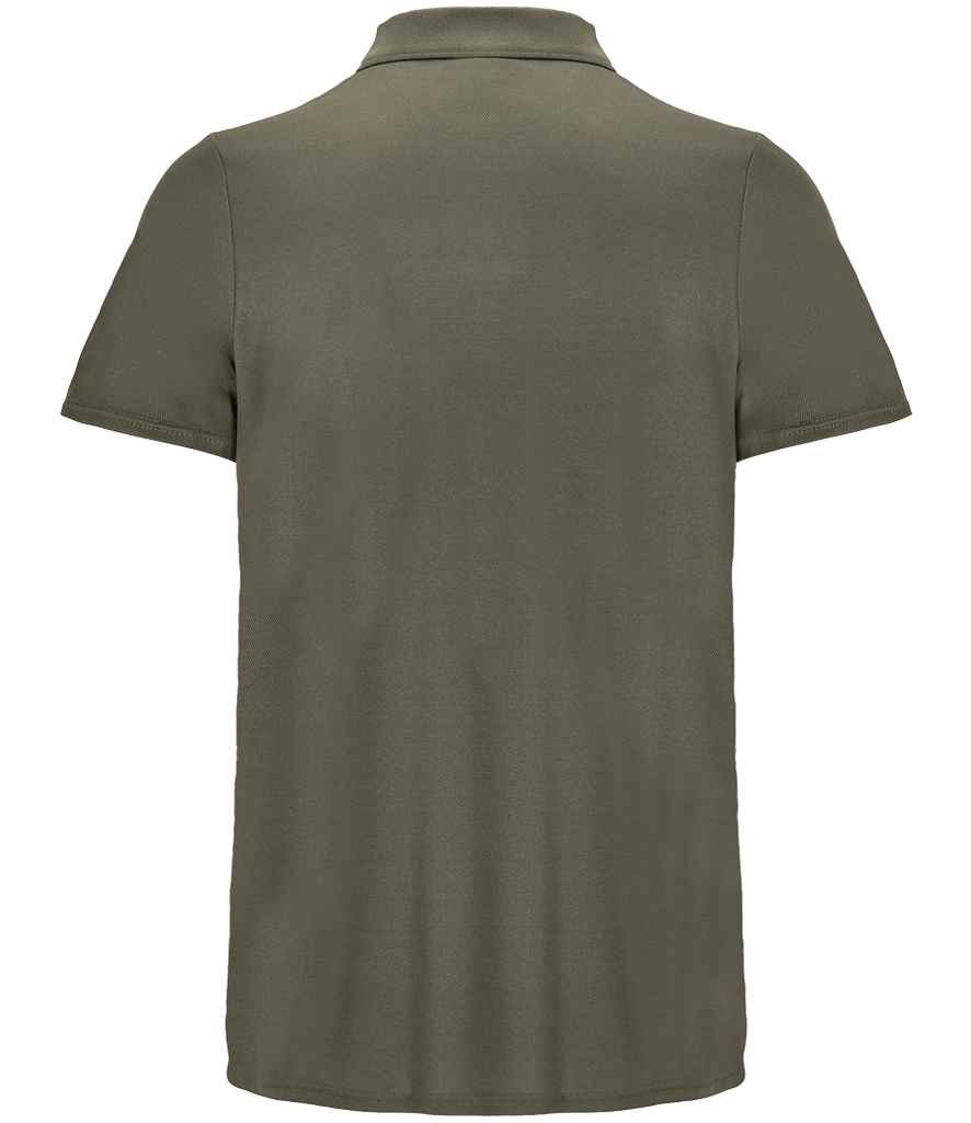 SOL'S Unisex Pitcher Recycled Polyester Piqué Polo Shirt | Army