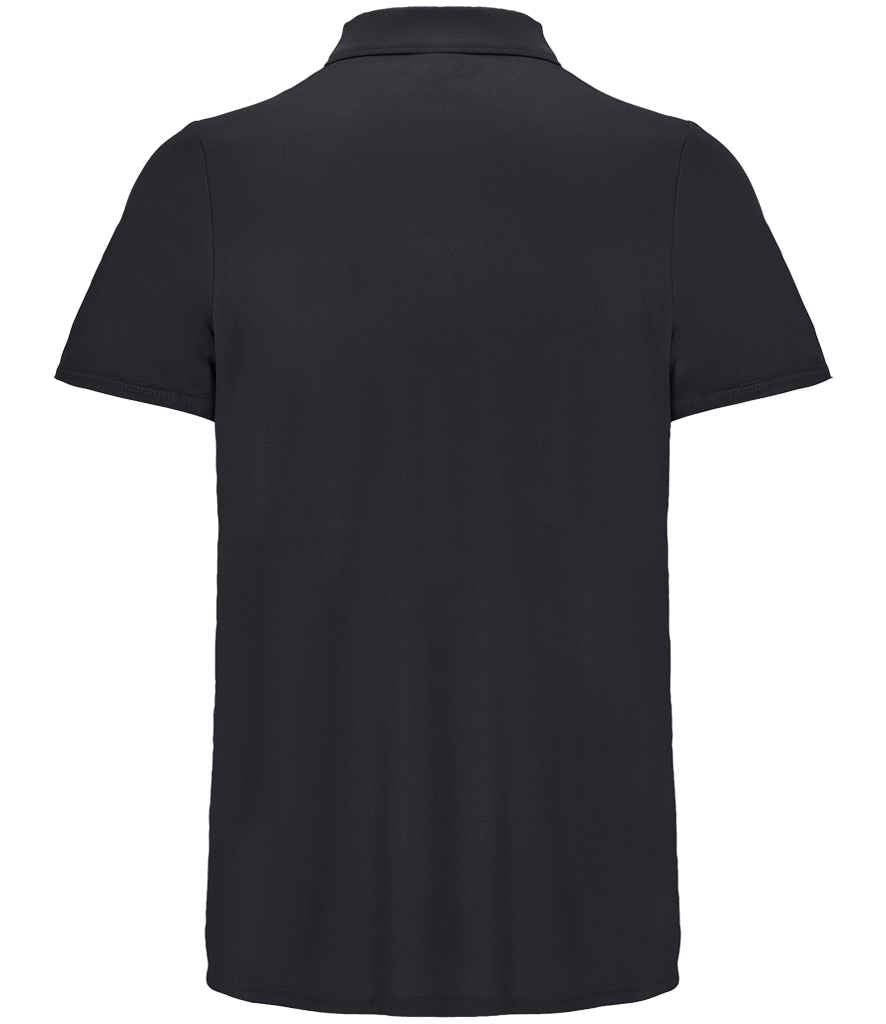 SOL'S Unisex Pitcher Recycled Polyester Piqué Polo Shirt | Black