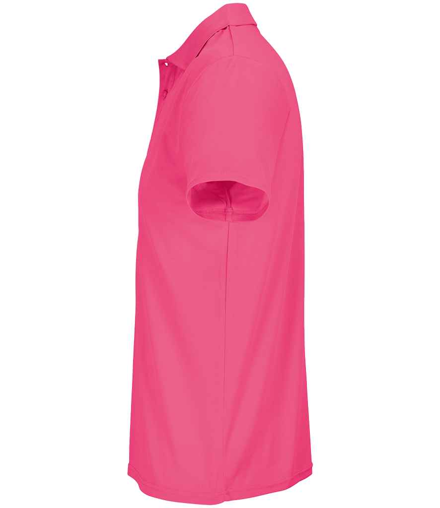 SOL'S Unisex Pitcher Recycled Polyester Piqué Polo Shirt | Ribbon Pink
