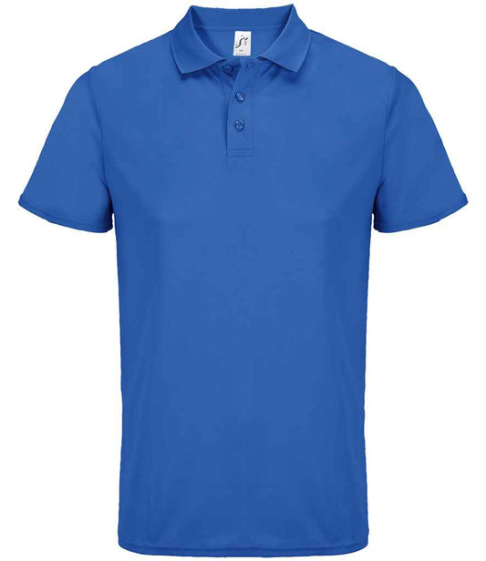 SOL'S Unisex Pitcher Recycled Polyester Piqué Polo Shirt | Royal Blue