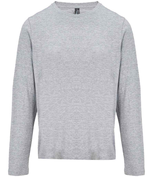 SOL'S Ladies Monarch Long Sleeve T-Shirt | Grey Marl
