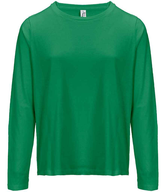 SOL'S Ladies Monarch Long Sleeve T-Shirt | Kelly Green