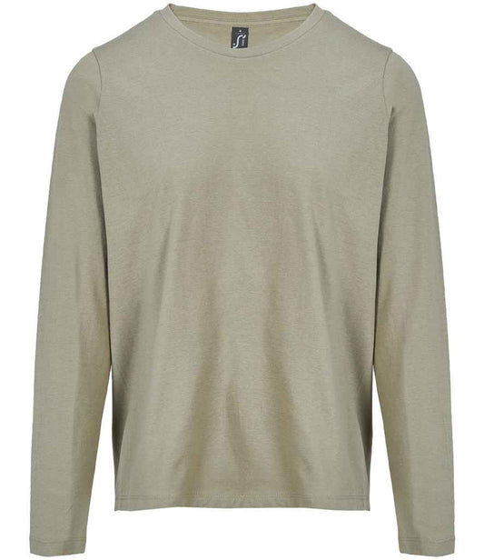 SOL'S Ladies Monarch Long Sleeve T-Shirt | Khaki