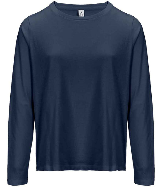 SOL'S Ladies Monarch Long Sleeve T-Shirt | Navy