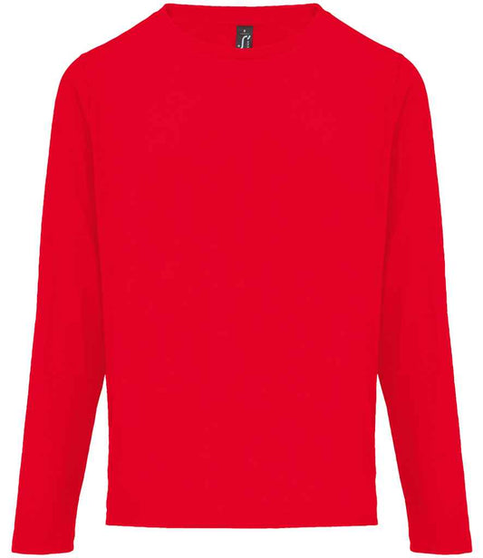 SOL'S Ladies Monarch Long Sleeve T-Shirt | Red