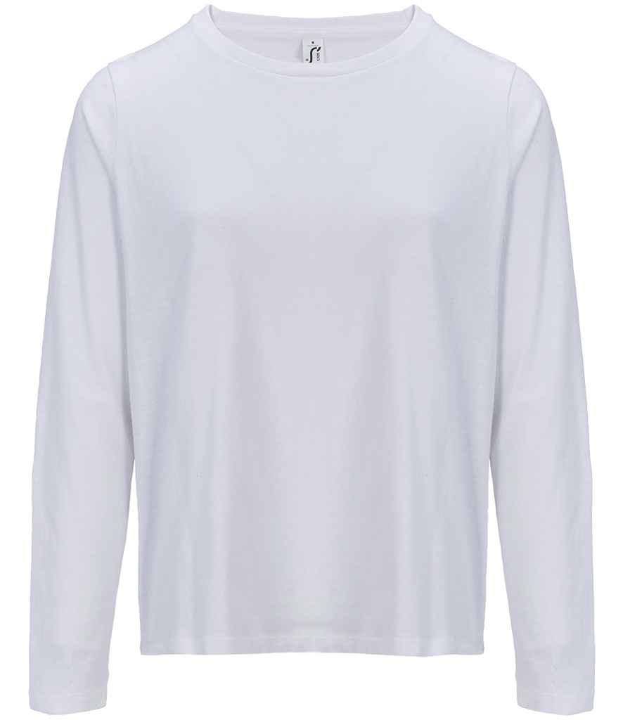 SOL'S Ladies Monarch Long Sleeve T-Shirt | White