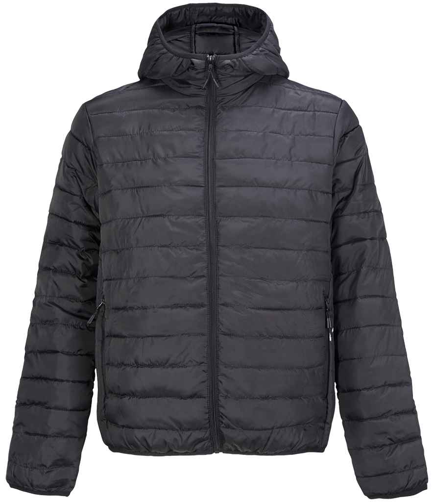SOL'S Stream Hooded Jacket | Black