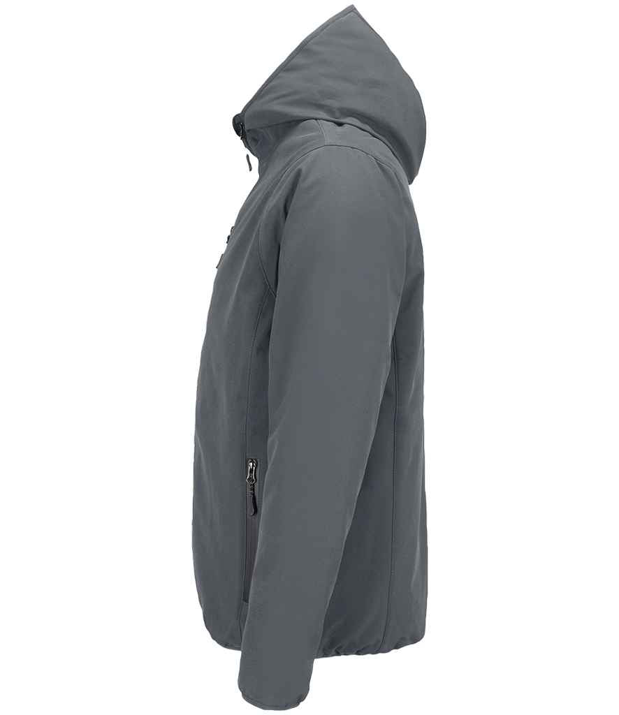SOL'S Falcon Padded Soft Shell Jacket | Charcoal