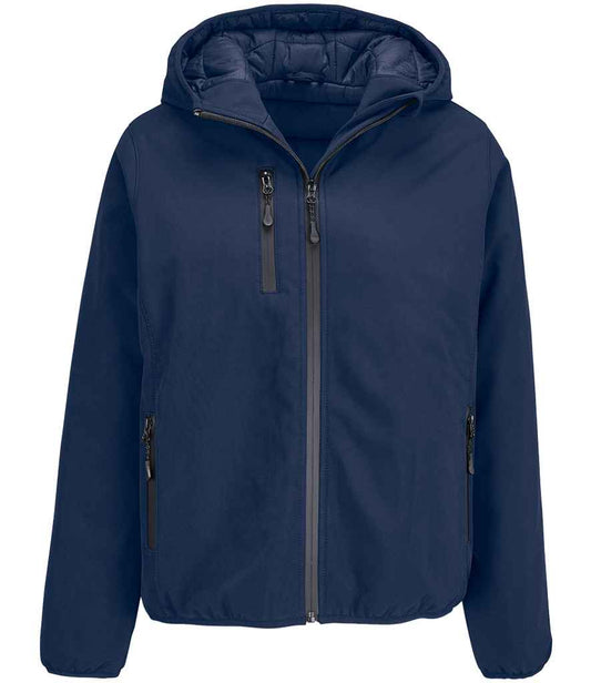 SOL'S Ladies Falcon Padded Soft Shell Jacket | Abyss Blue