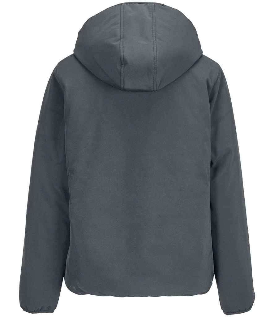 SOL'S Ladies Falcon Padded Soft Shell Jacket | Charcoal