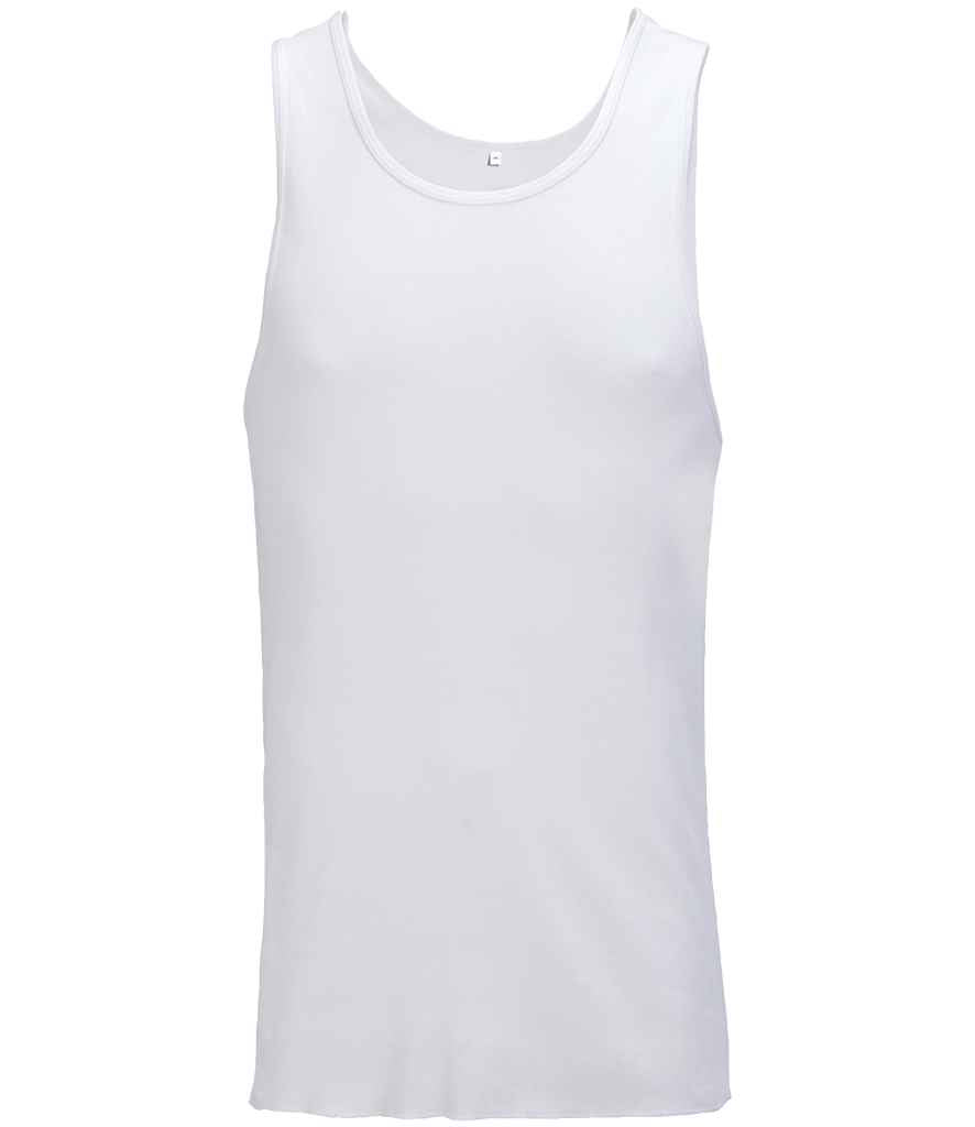SOL'S Pablo Ribbed Tank Top | White