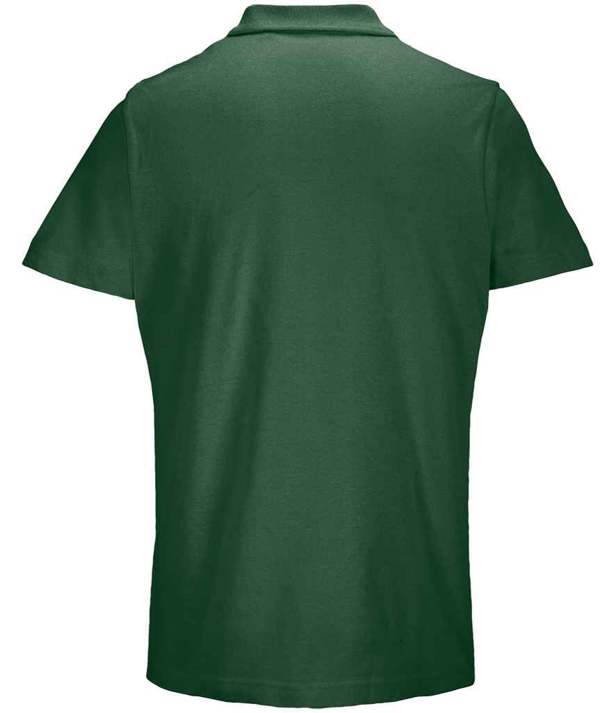 SOL'S Unisex Pulse Twin Piqué Polo Shirt | Bottle Green