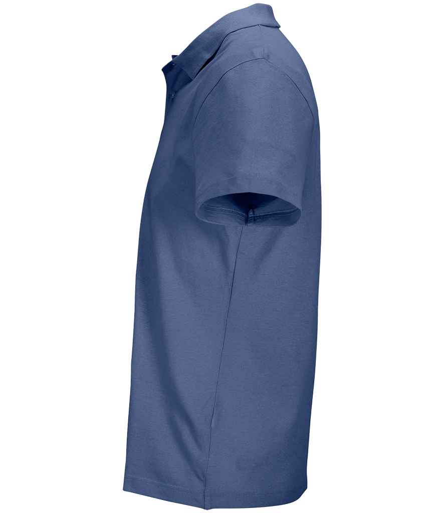 SOL'S Unisex Pulse Twin Piqué Polo Shirt | Denim