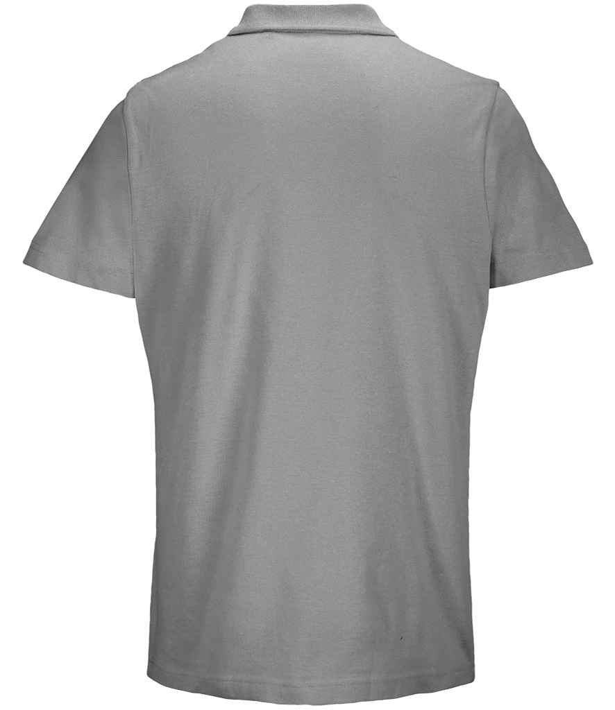 SOL'S Unisex Pulse Twin Piqué Polo Shirt | Grey Marl