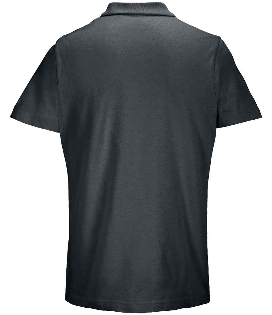 SOL'S Unisex Pulse Twin Piqué Polo Shirt | Mouse Grey