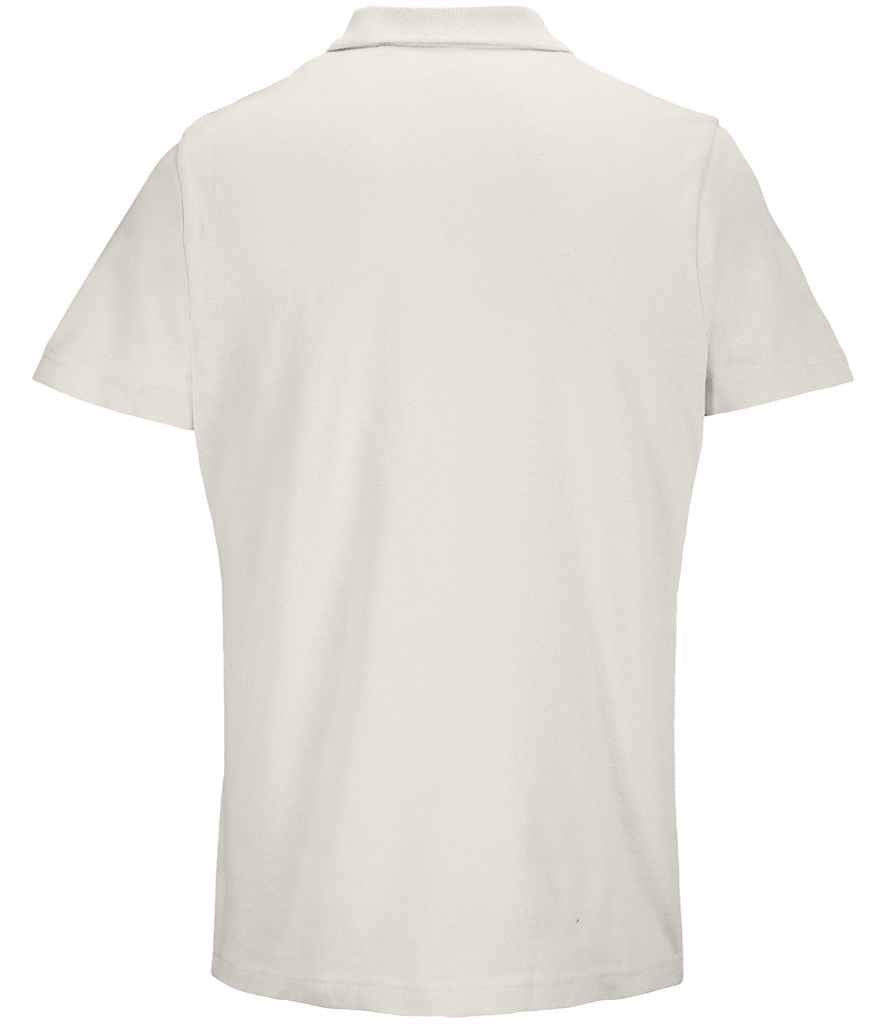 SOL'S Unisex Pulse Twin Piqué Polo Shirt | Off White