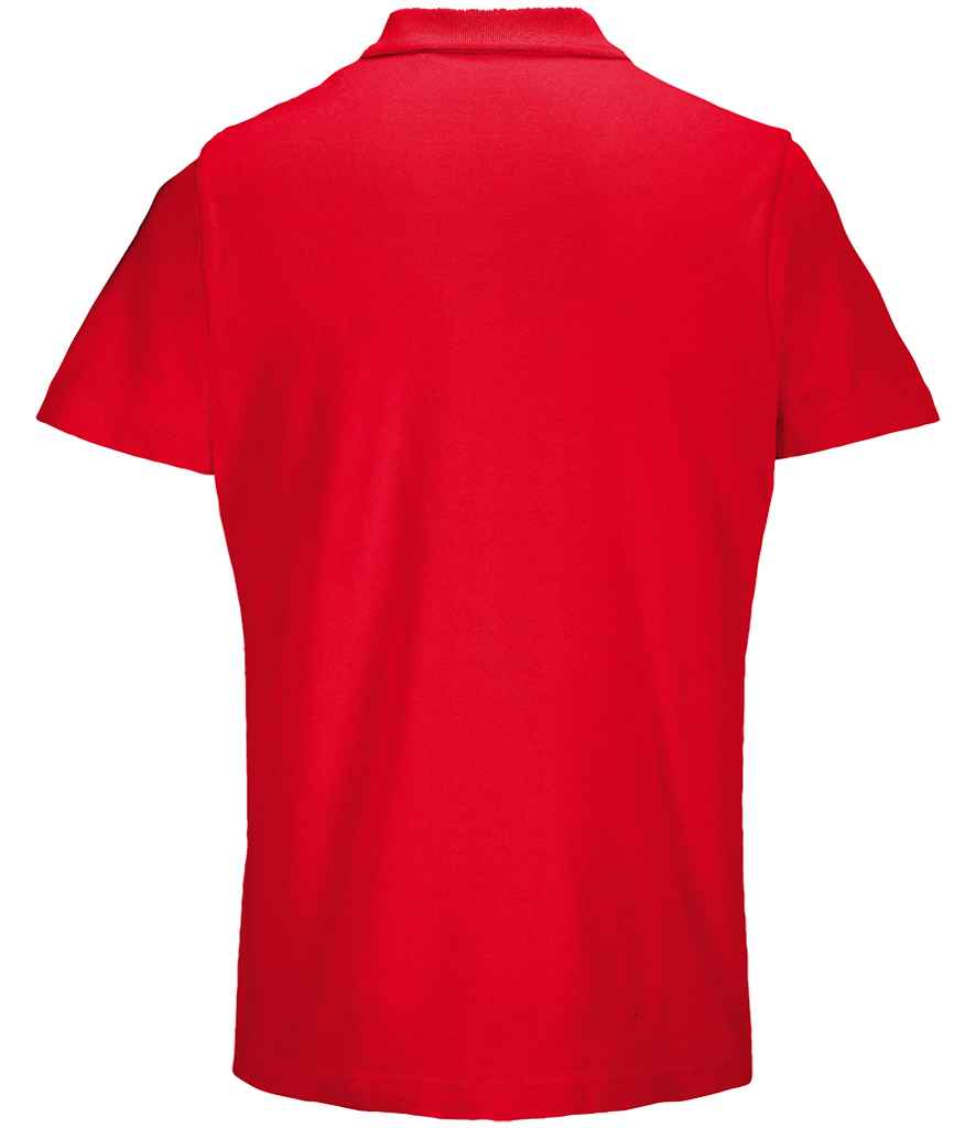 SOL'S Unisex Pulse Twin Piqué Polo Shirt | Red