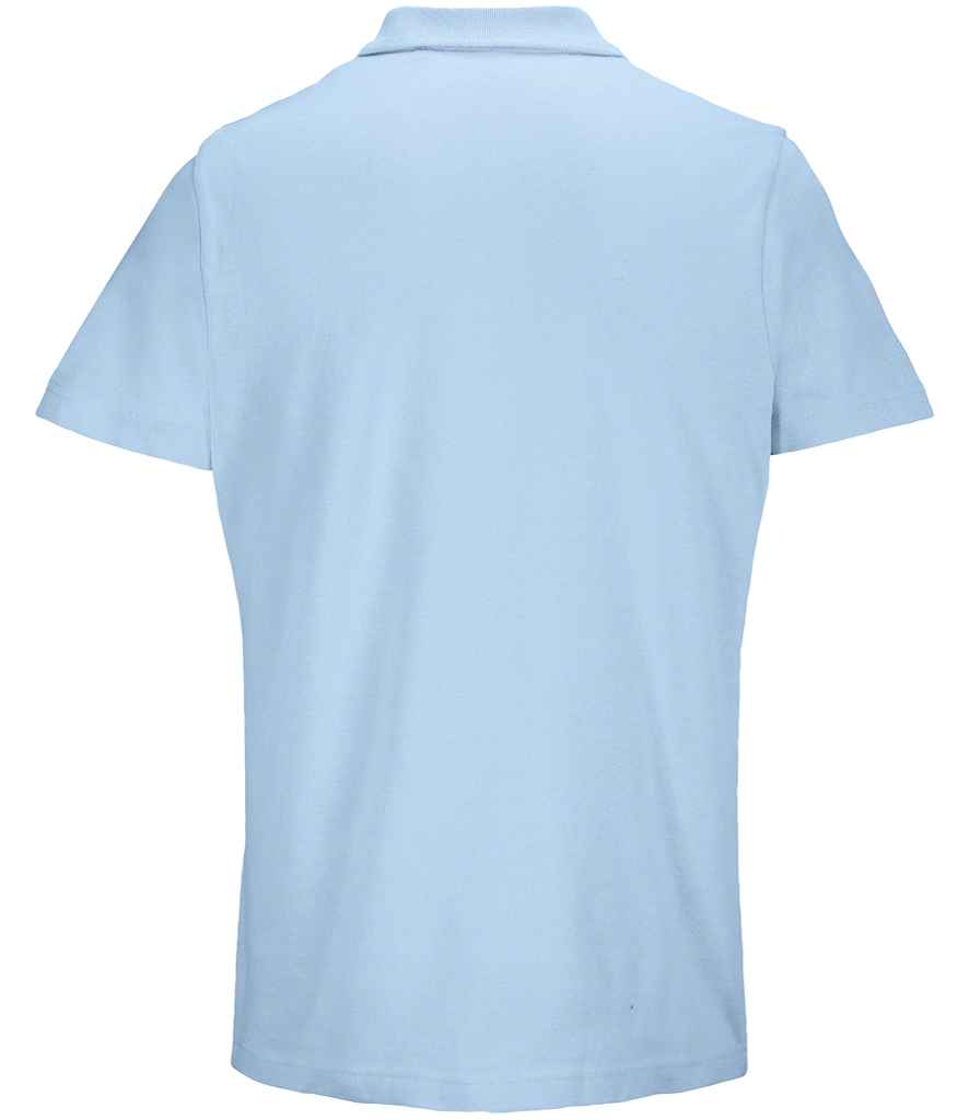 SOL'S Unisex Pulse Twin Piqué Polo Shirt | Sky Blue