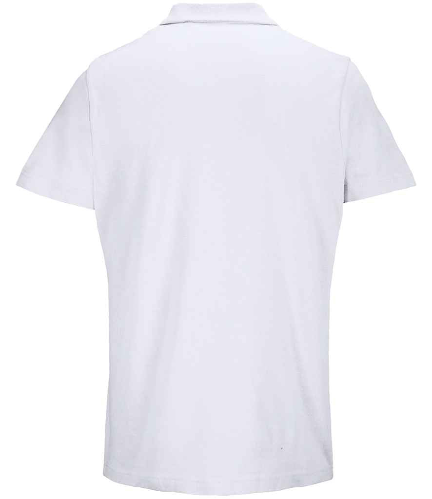 SOL'S Unisex Pulse Twin Piqué Polo Shirt | White
