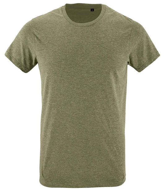 SOL'S Regent Fit T-Shirt | Heather Khaki