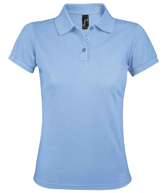 SOL'S Ladies Prime Poly/Cotton Piqué Polo Shirt | Sky Blue