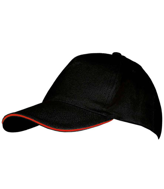 SOL'S Long Beach Cap | Black/Red