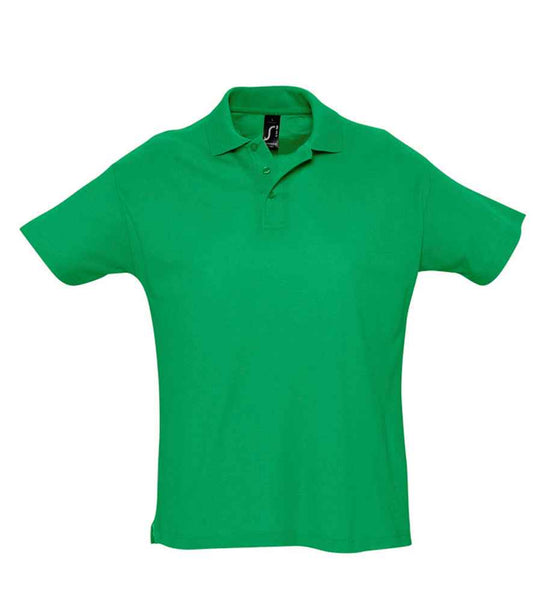 SOL'S Summer II Cotton Piqué Polo Shirt | Kelly Green