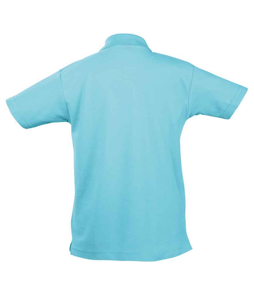 SOL'S Kids Summer II Cotton Piqué Polo Shirt | Atoll Blue