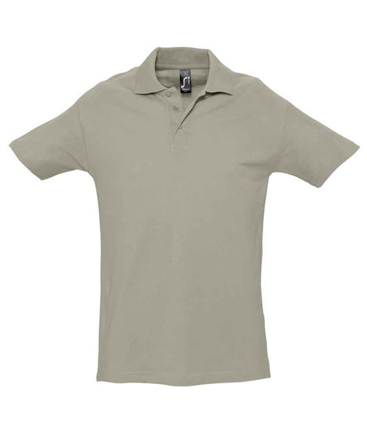 SOL'S Spring II Heavy Cotton Piqué Polo Shirt | Khaki