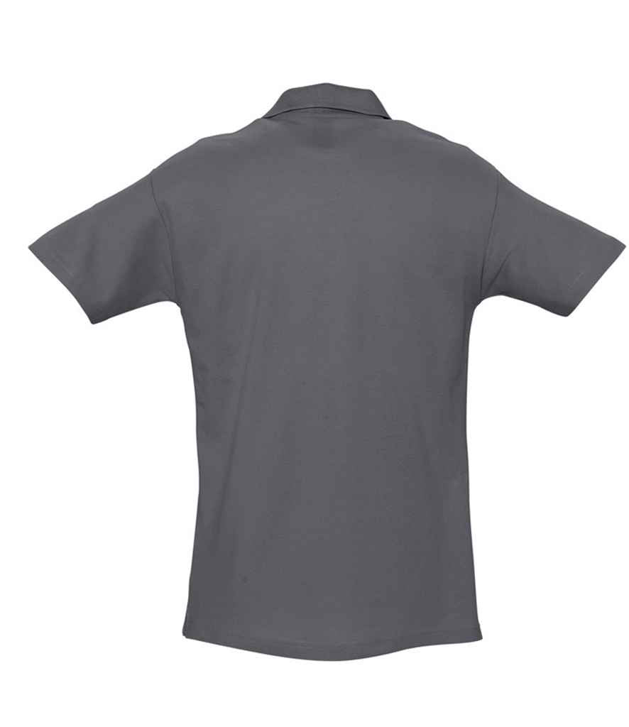 SOL'S Spring II Heavy Cotton Piqué Polo Shirt | Mouse Grey