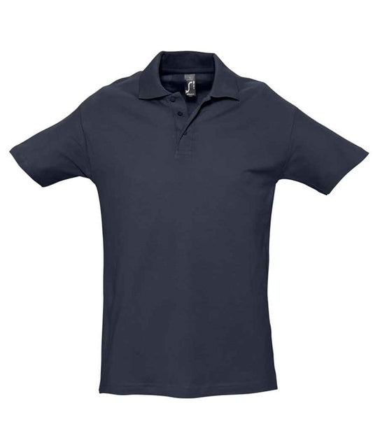 SOL'S Spring II Heavy Cotton Piqué Polo Shirt | Navy