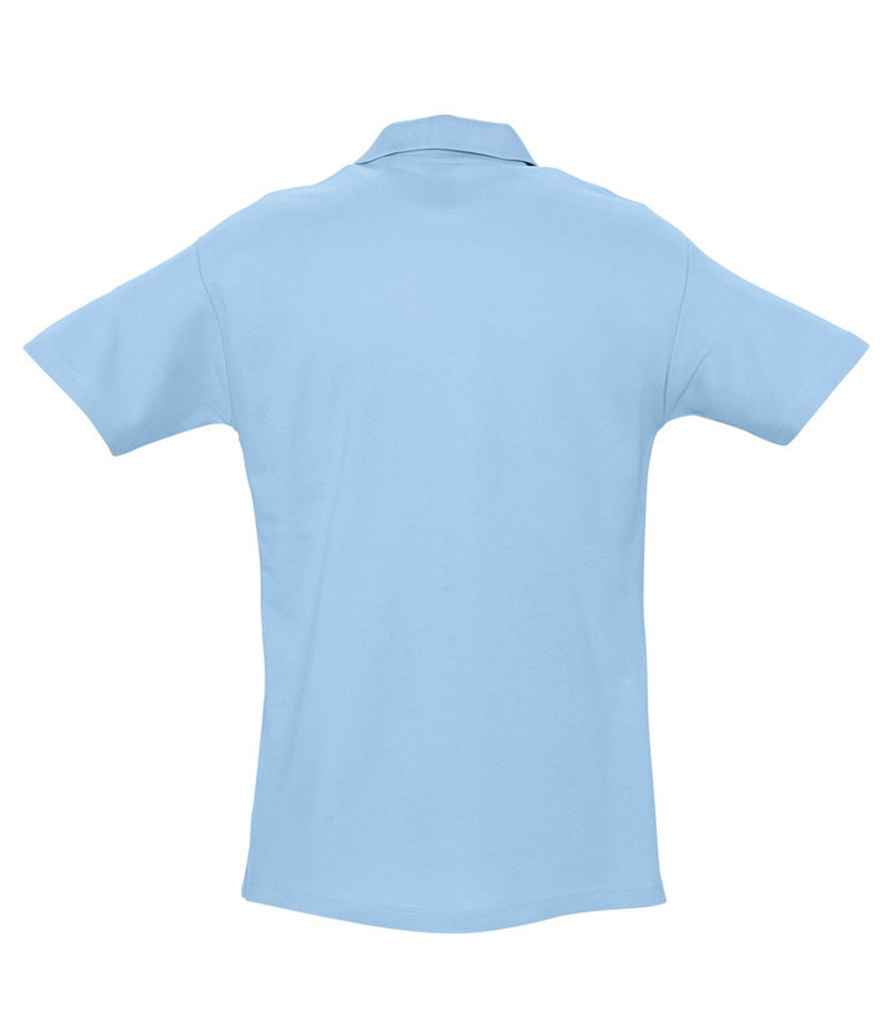 SOL'S Spring II Heavy Cotton Piqué Polo Shirt | Sky Blue