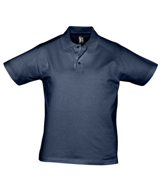 SOL'S Prescott Cotton Jersey Polo Shirt | French Navy