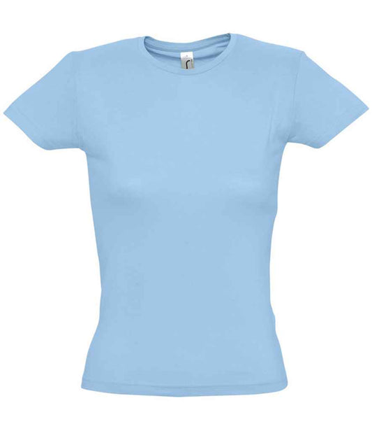 SOL'S Ladies Miss T-Shirt | Sky Blue