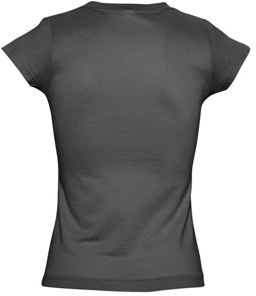 SOL'S Ladies Moon V Neck T-Shirt | Dark Grey