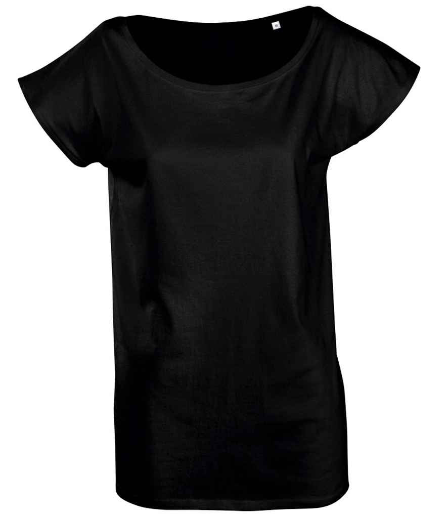 SOL'S Ladies Marylin Long T-Shirt | Deep Black