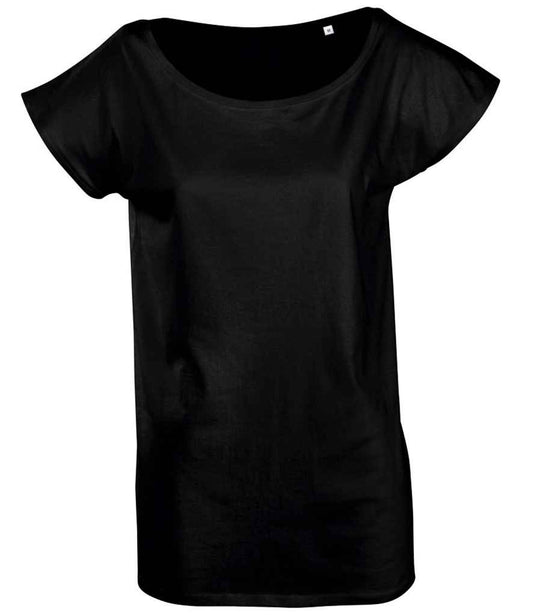 SOL'S Ladies Marylin Long T-Shirt | Deep Black