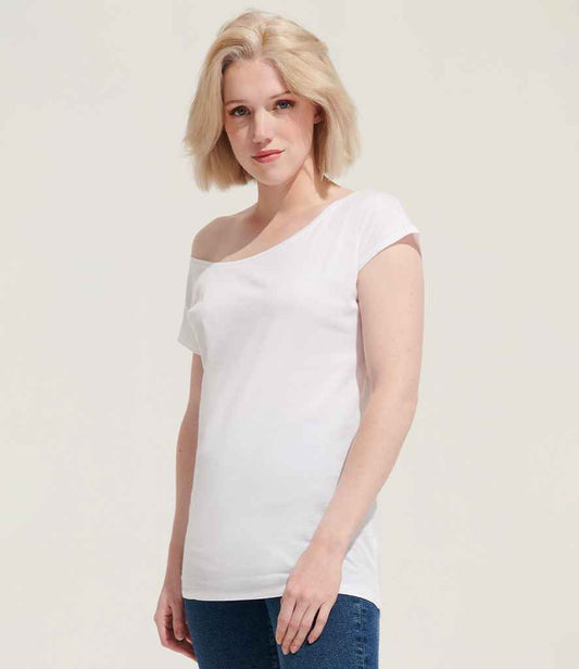 SOL'S Ladies Marylin Long T-Shirt | White