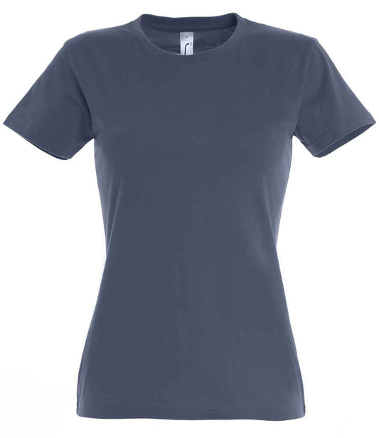 SOL'S Ladies Imperial Heavy T-Shirt | Denim