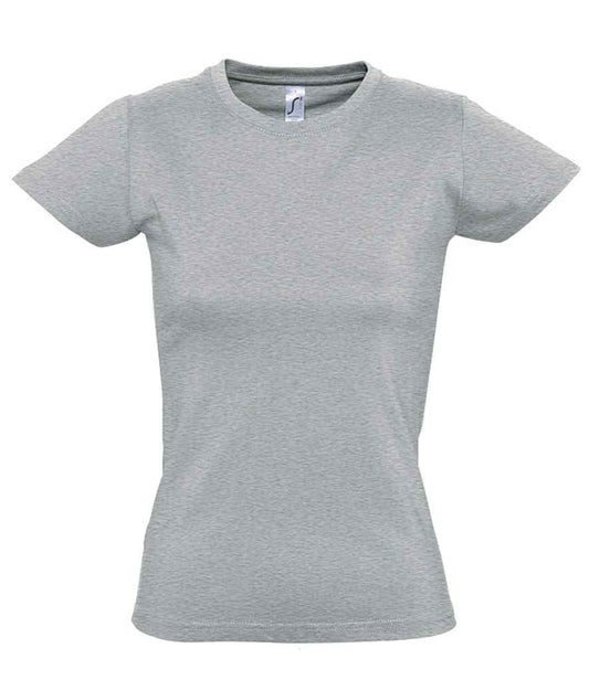 SOL'S Ladies Imperial Heavy T-Shirt | Grey Marl