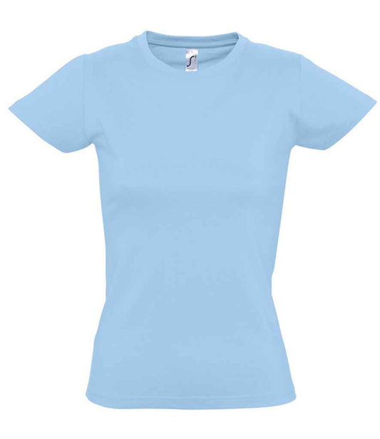 SOL'S Ladies Imperial Heavy T-Shirt | Sky Blue
